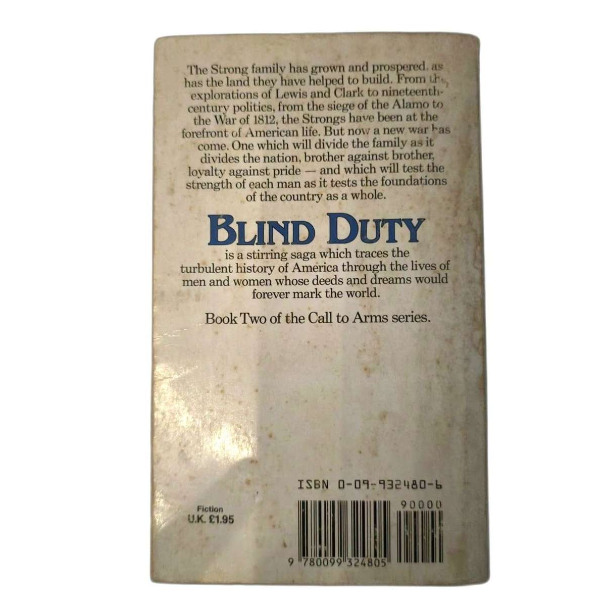 Blind Duty - Frederick Nolan