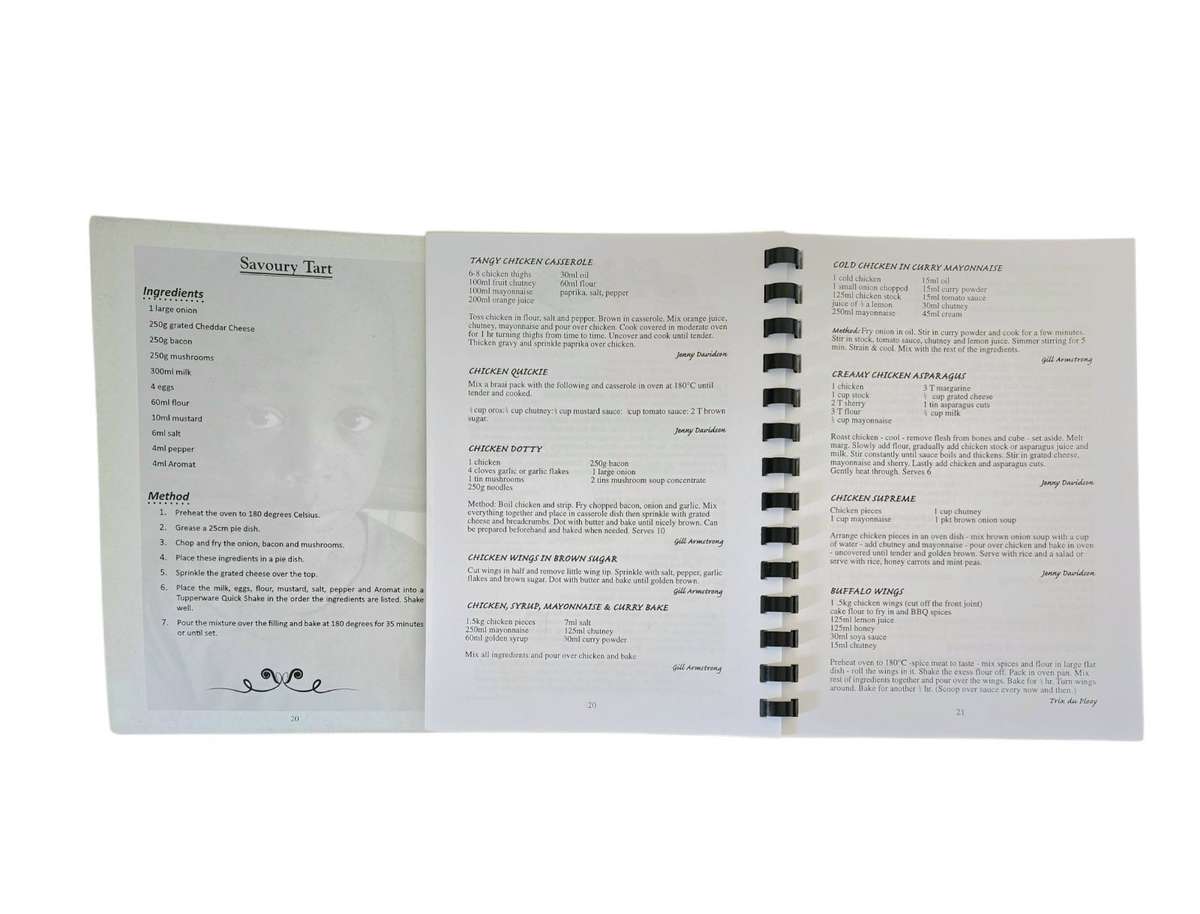 2 x charity cookbooks