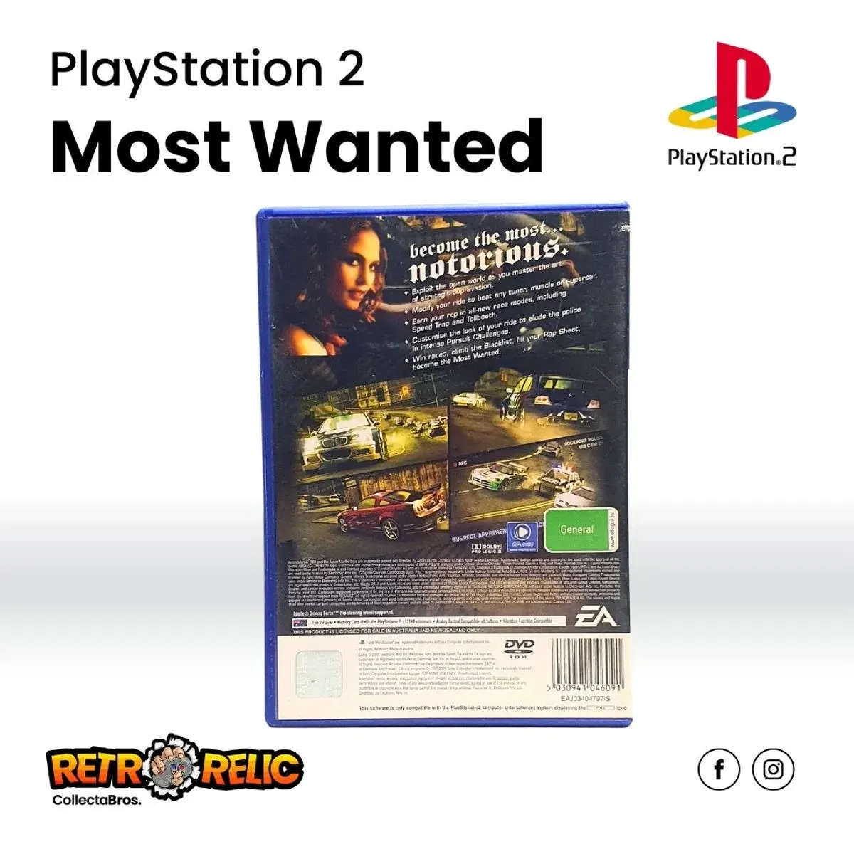 Need for Speed Most Wanted (PS2) videogame - Pre-Owned
