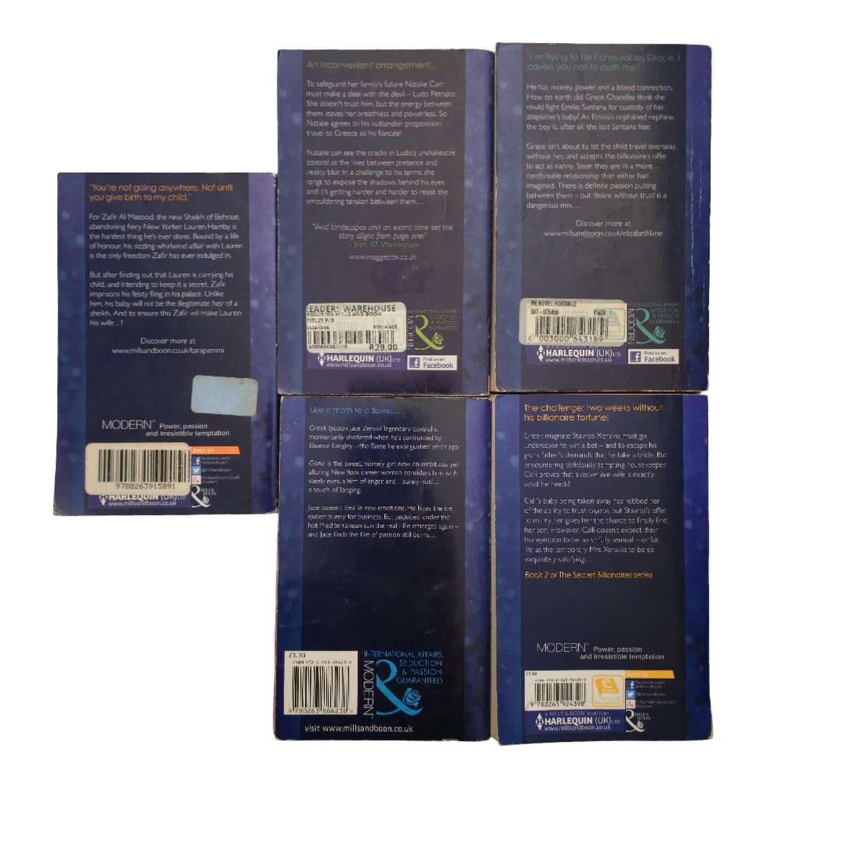 Mills & Boon Modern 5- pack
