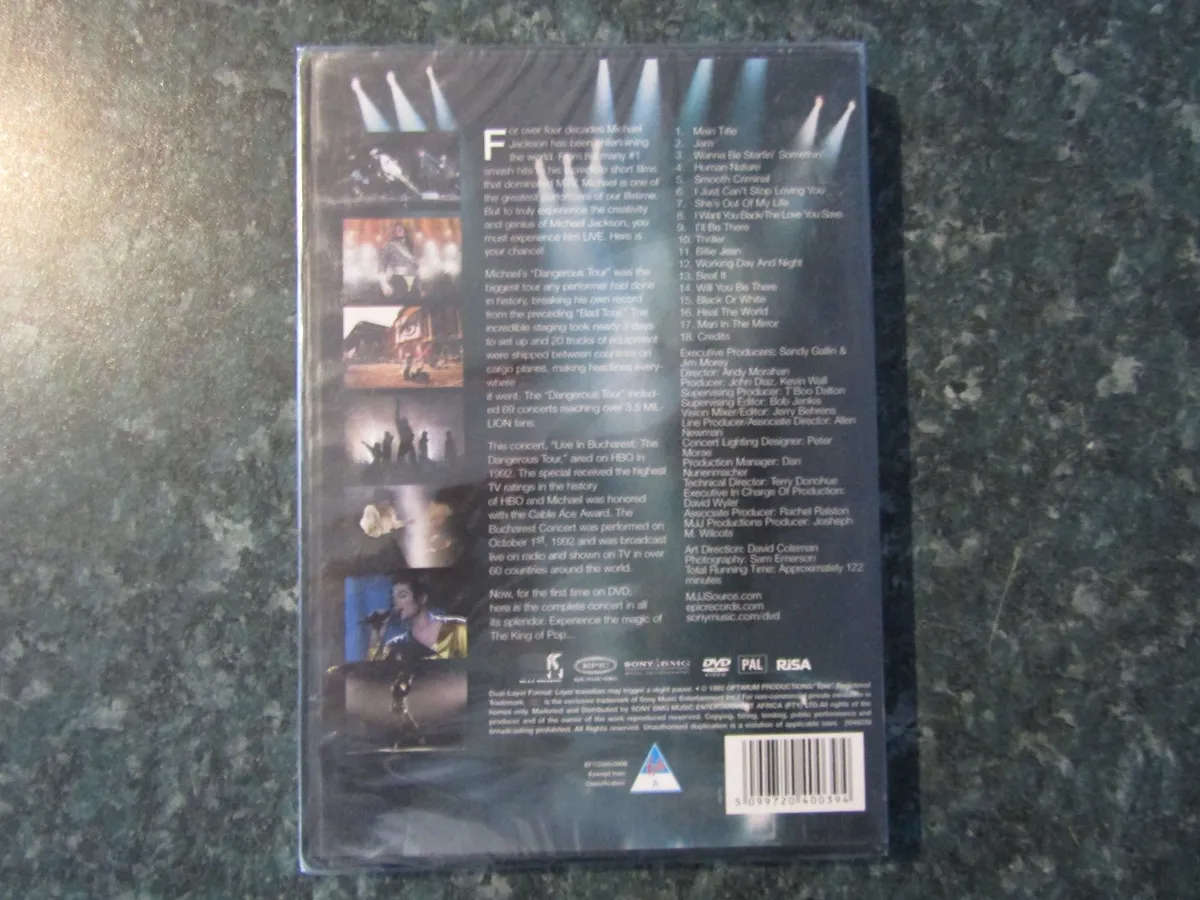 Michael Jackson  Live In Bucharest: The Dangerous Tour (DVD)