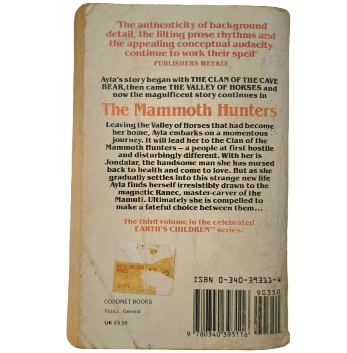 The Mammoth Hunters - Jean M. Auel