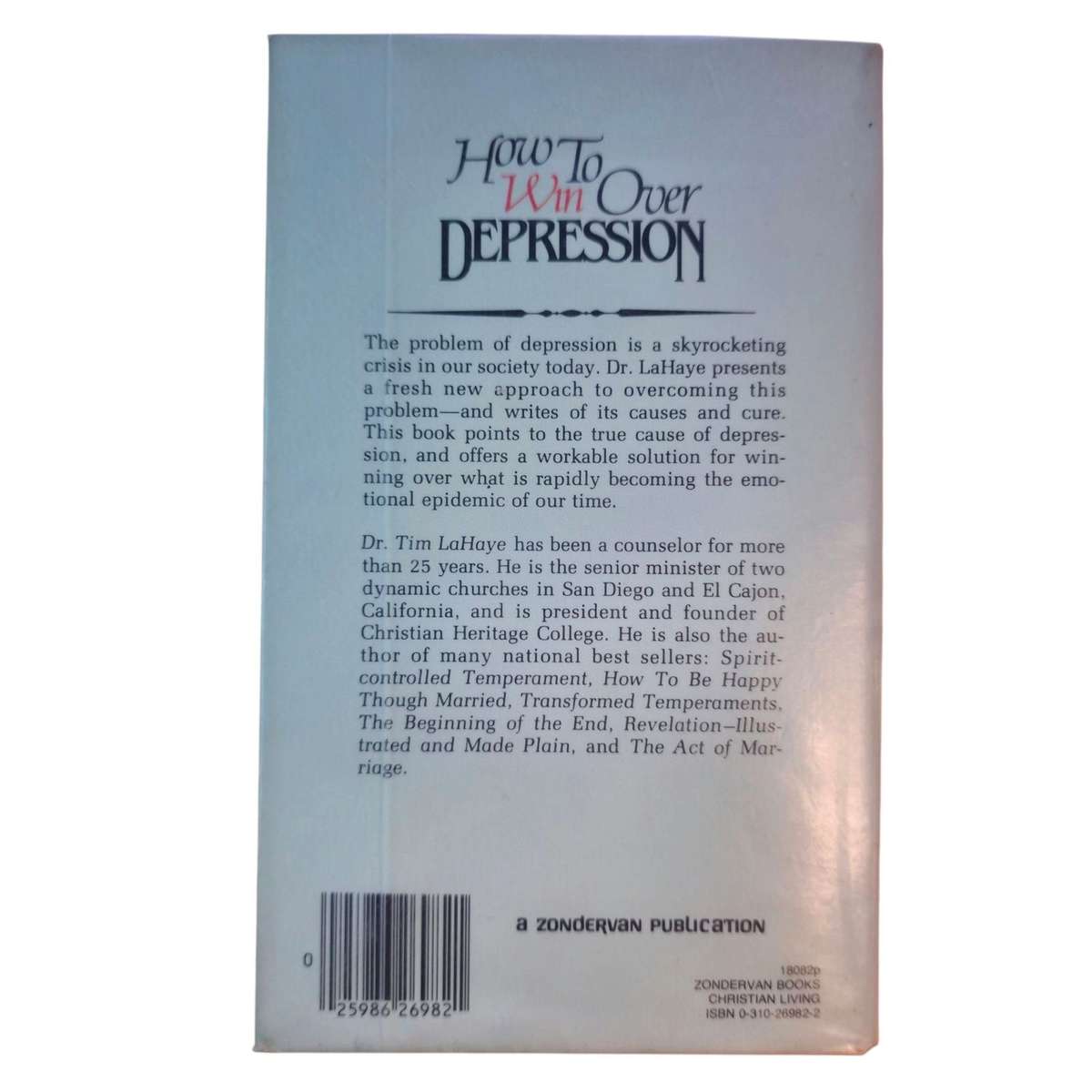 How to Win Over Depression - Tim la Haye