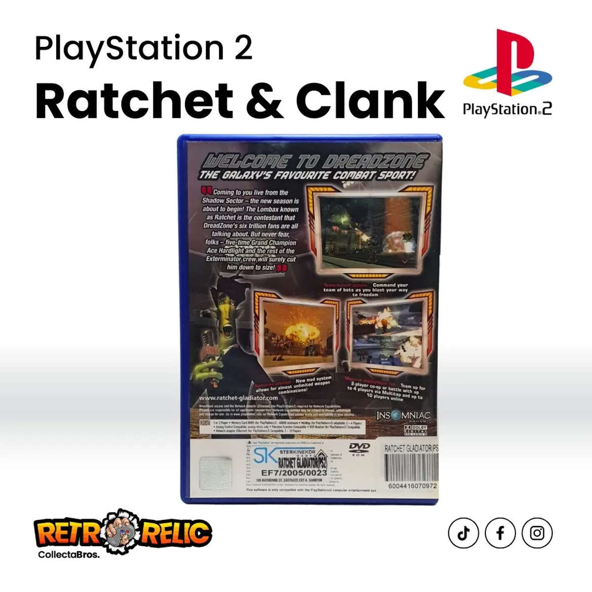 Ratchet: Gladiator (PS2) videogame - Pre-Owned