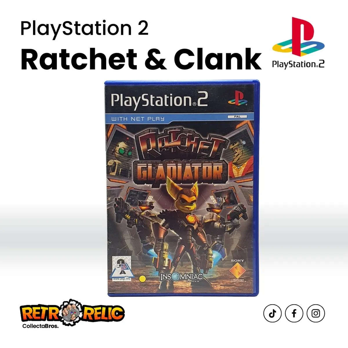Ratchet: Gladiator (PS2) videogame - Pre-Owned