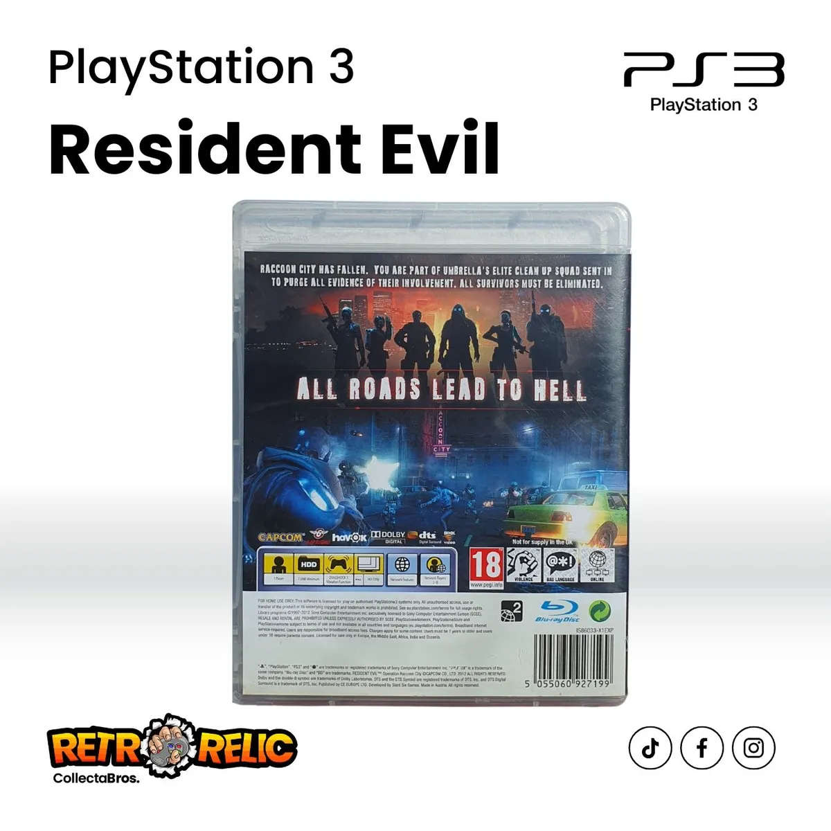 Resident Evil Operation Raccoon City (PS3) videogame - Pre-Owned