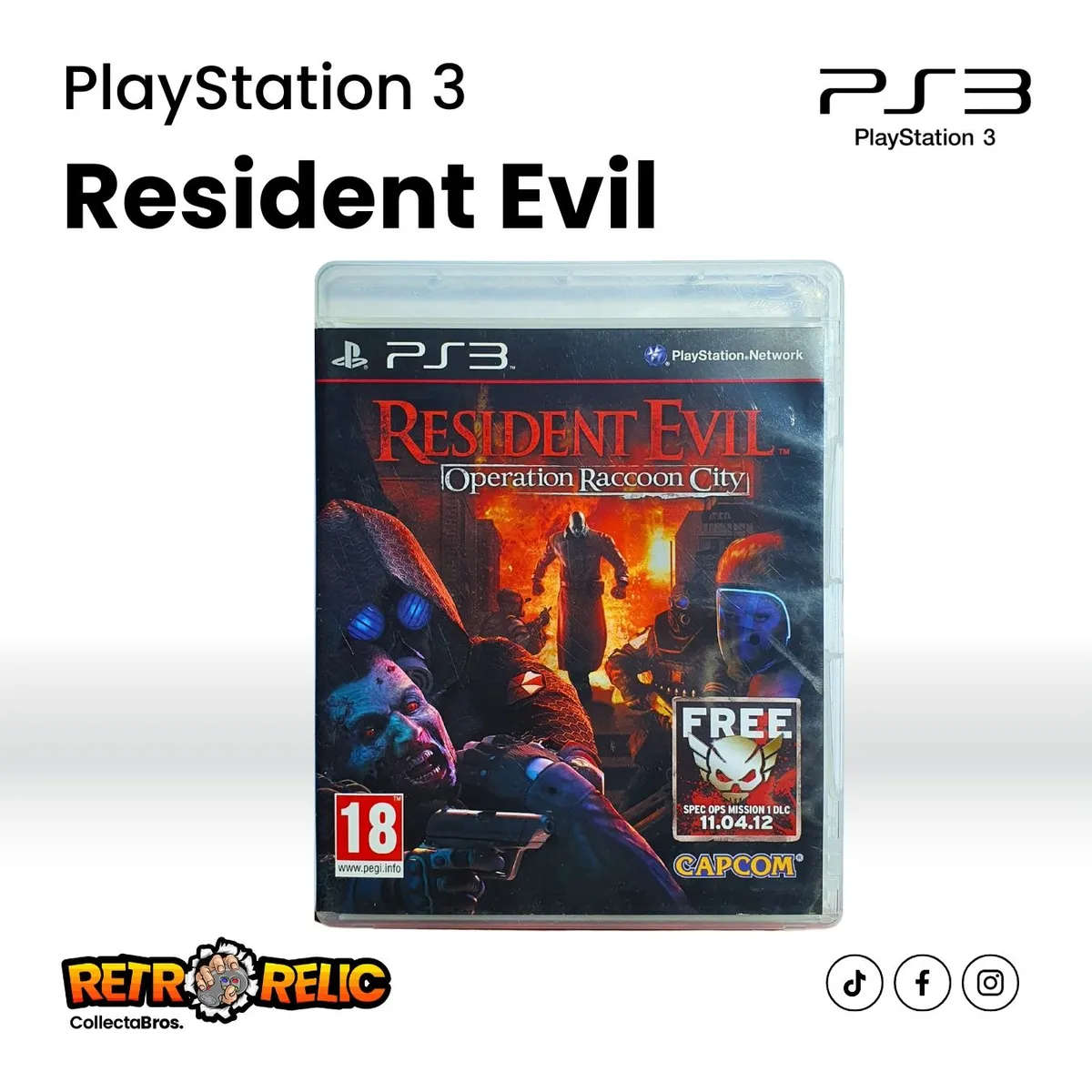 Resident Evil Operation Raccoon City (PS3) videogame - Pre-Owned