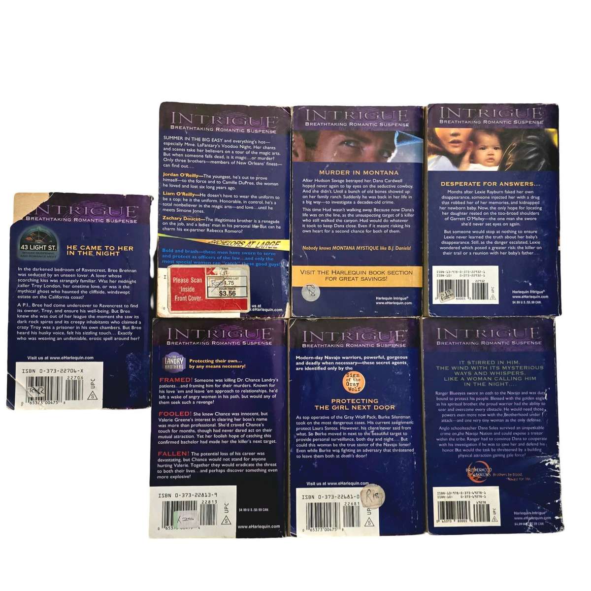 Harlequin Intrigue Series 7-pack