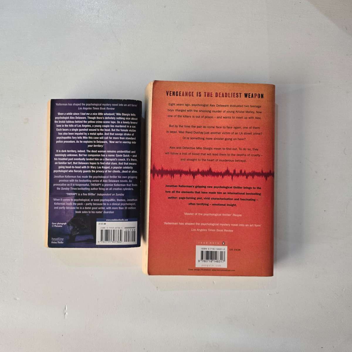 Therapy & Rage: 2 Books - Jonathan Kellerman