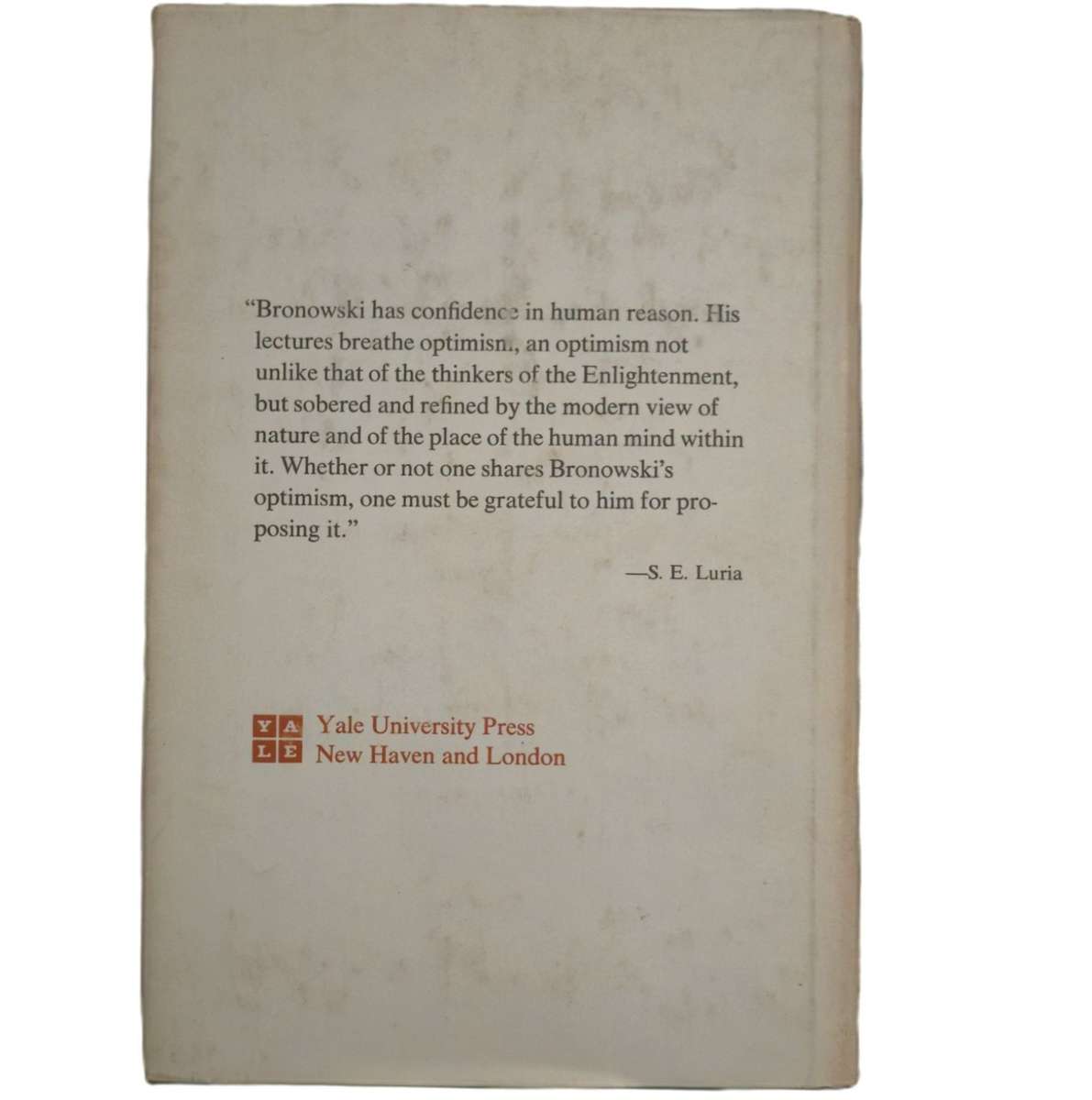 The Origins of Knowledge and Imagination- J Bronowski