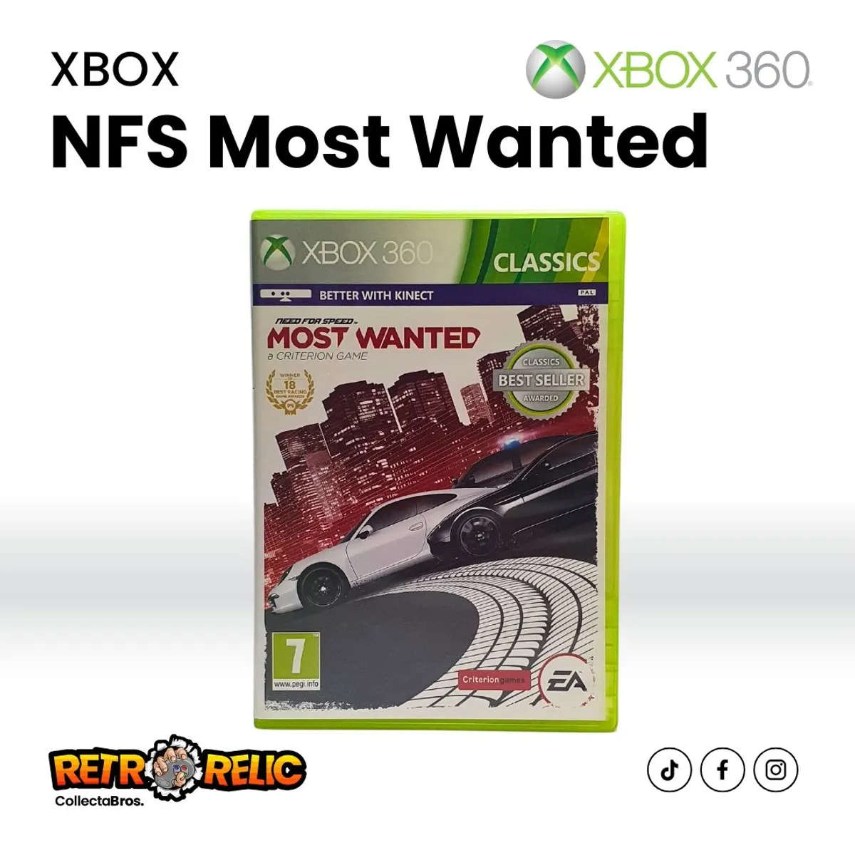 Need For Speed Most Wanted (XBOX 360) videogame - Pre-Owned