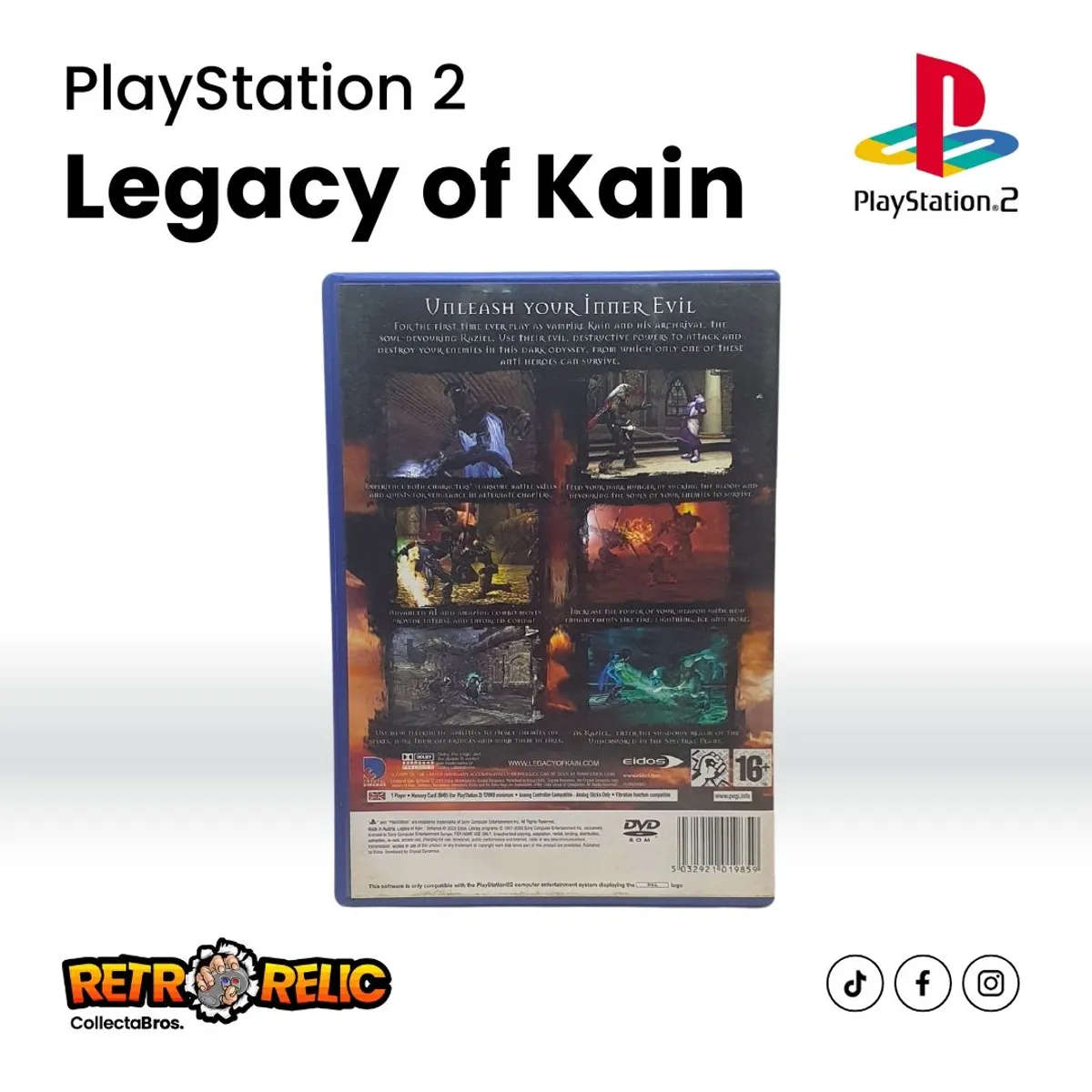 PlayStation Two  Legacy of Kain(PS2) videogame - Pre-Owned