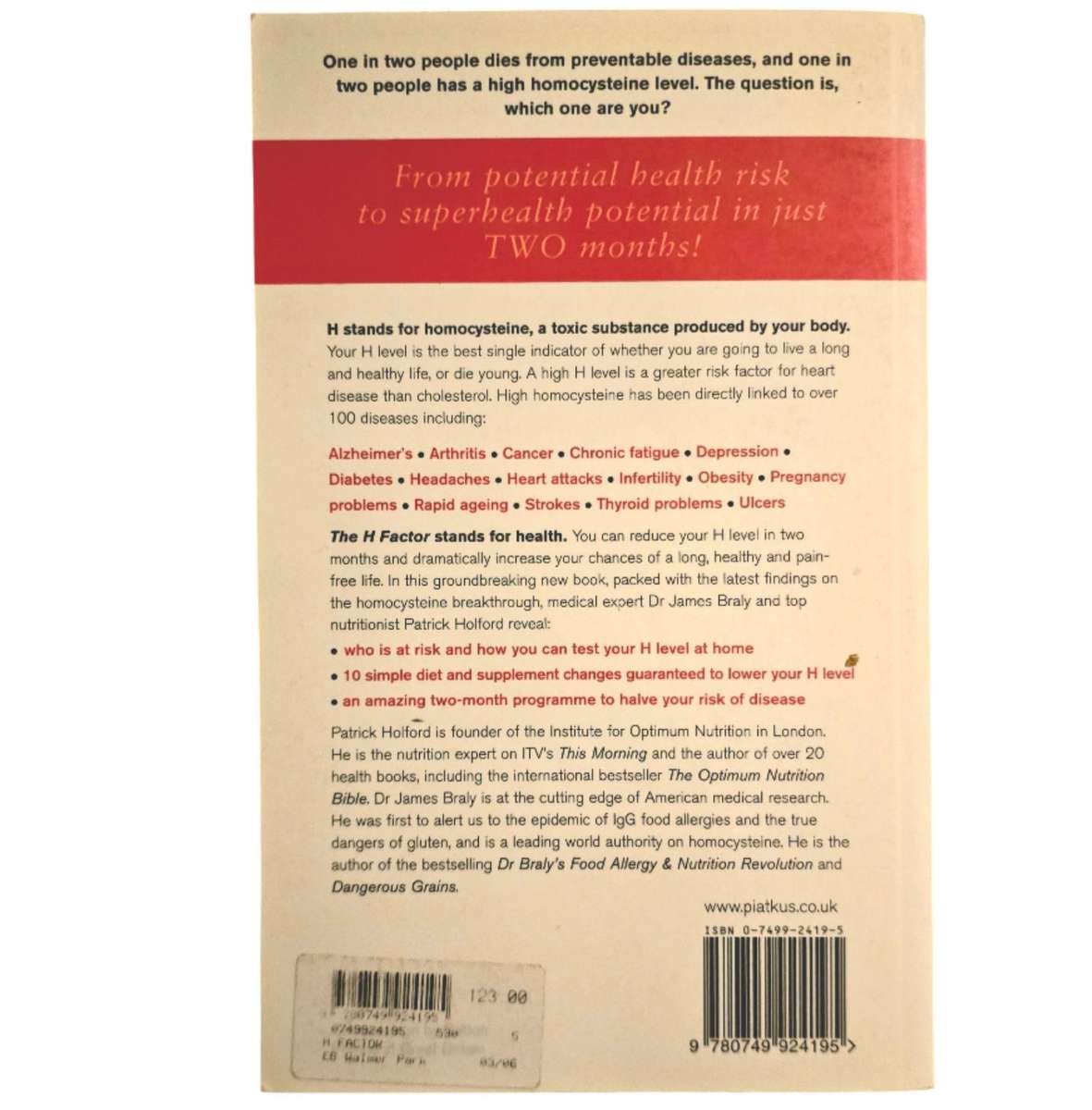 The H Factor - Patrick Holford