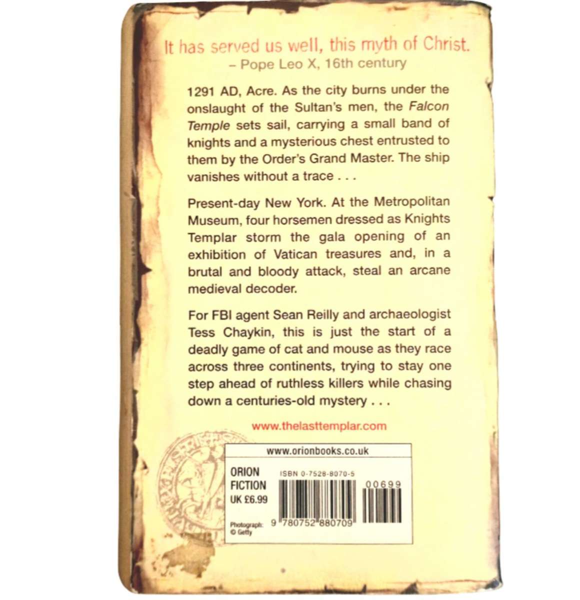 The Last Templar - Raymond Khoury