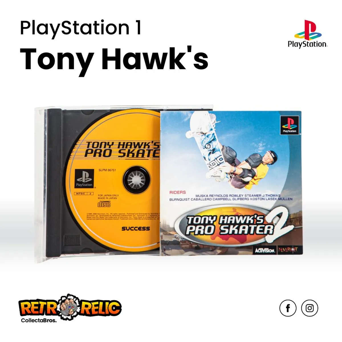 Tony Hawk's Pro Skater 2 - NTSC-J - Japan Import PS1 - Pre-Owned