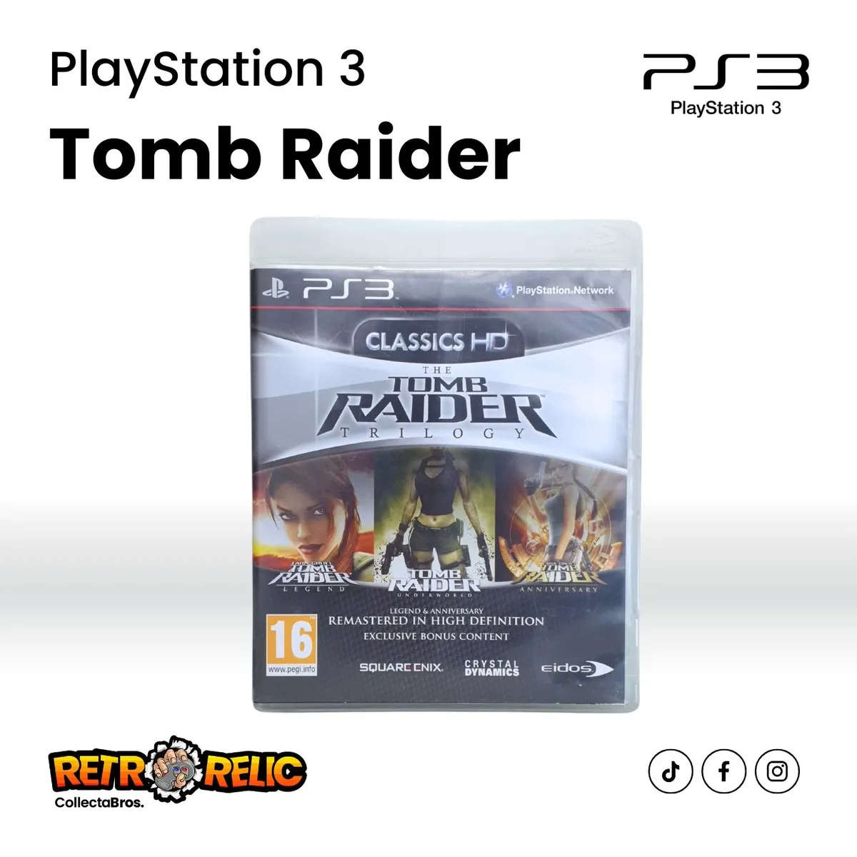 The Tomb Raider Trilogy (PS3) videogame - Pre-Owned