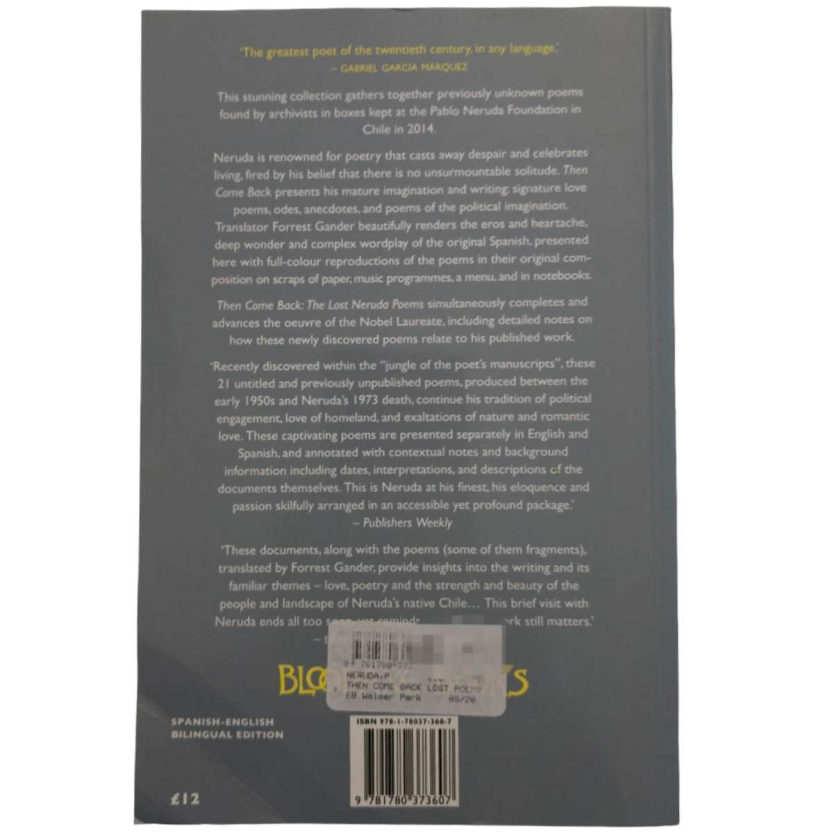 The Lost Neruda Poems - Pablo Neruda