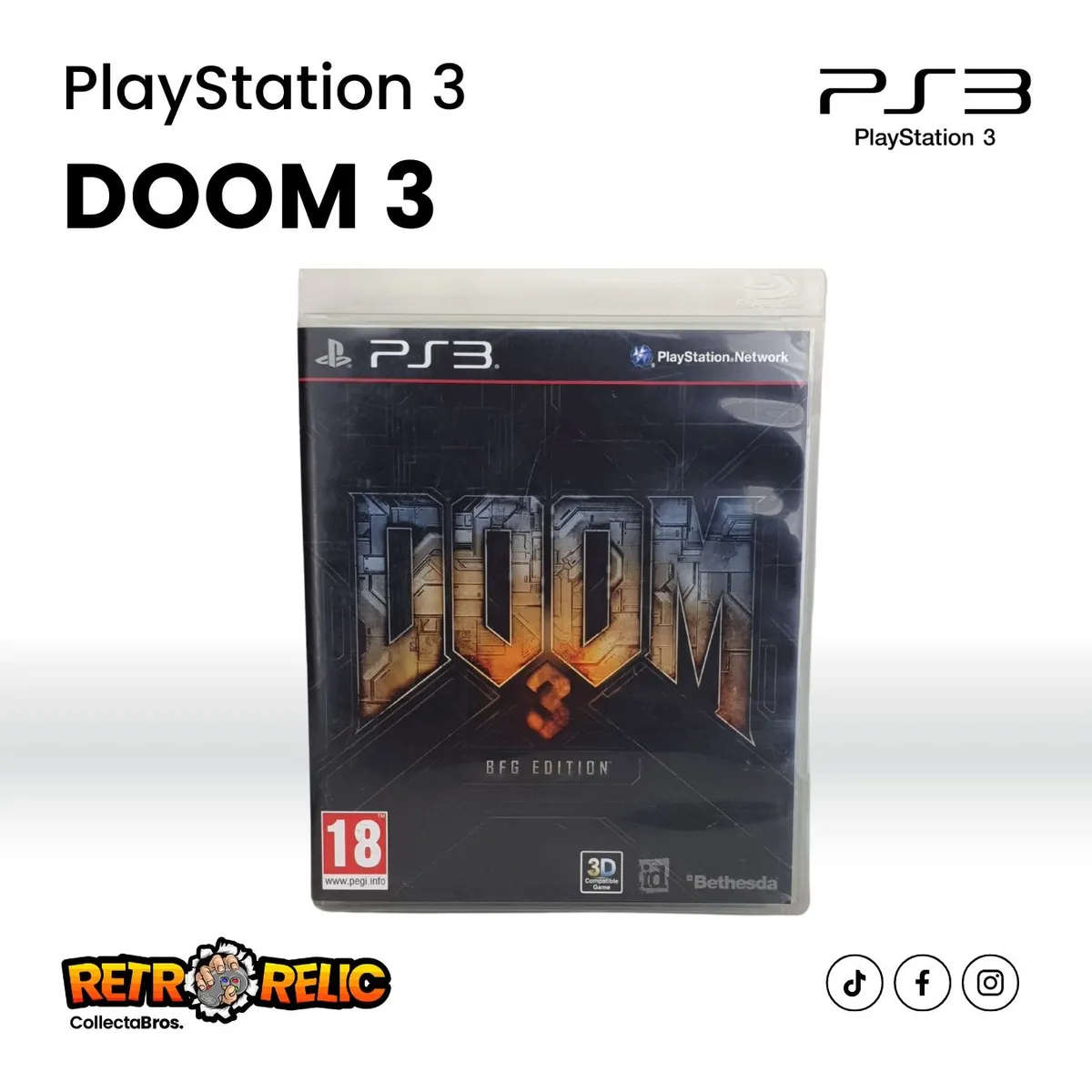 DOOM 3 BFG Edition (PS3) videogame - Pre-Owned