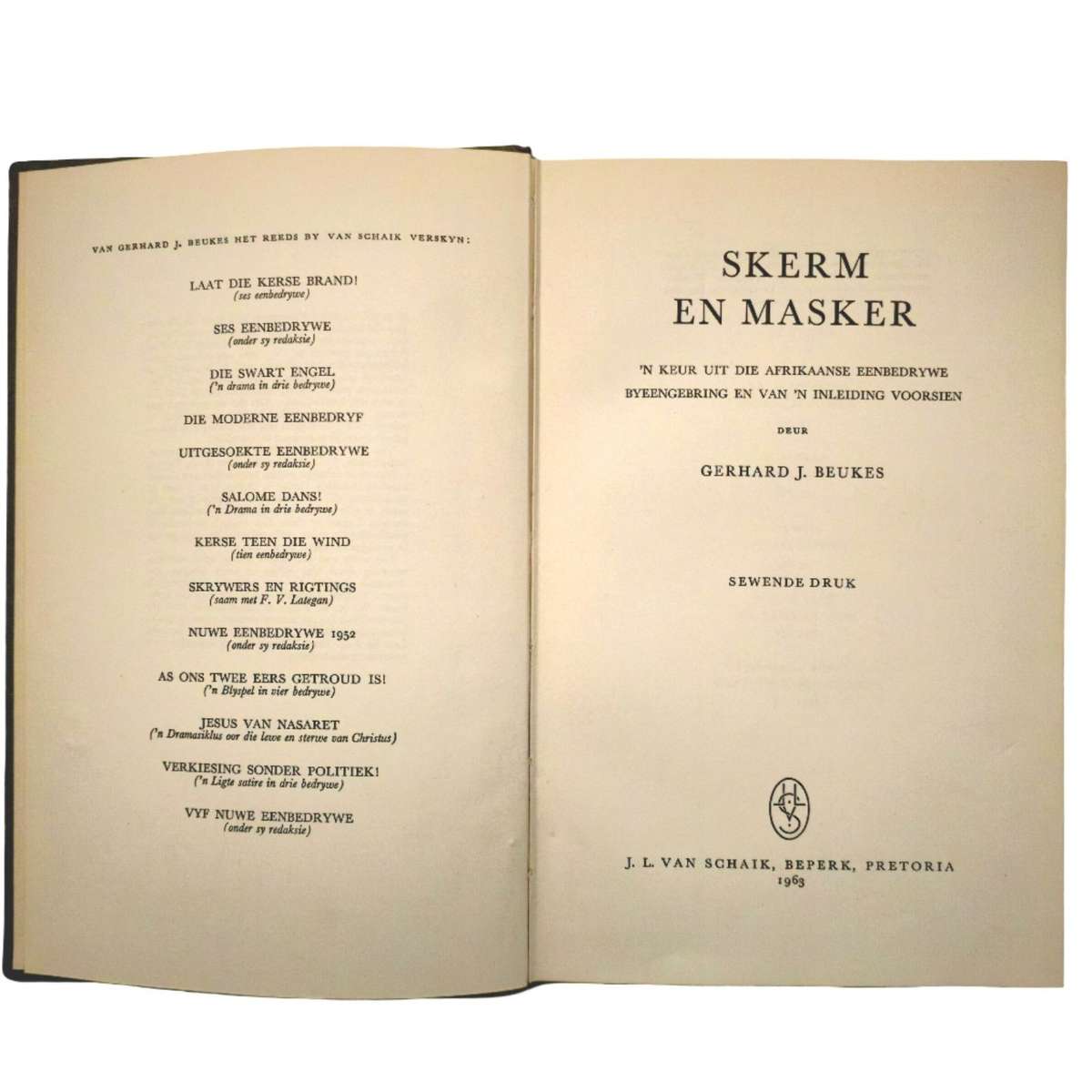 Skerm en Masker - Verskeie