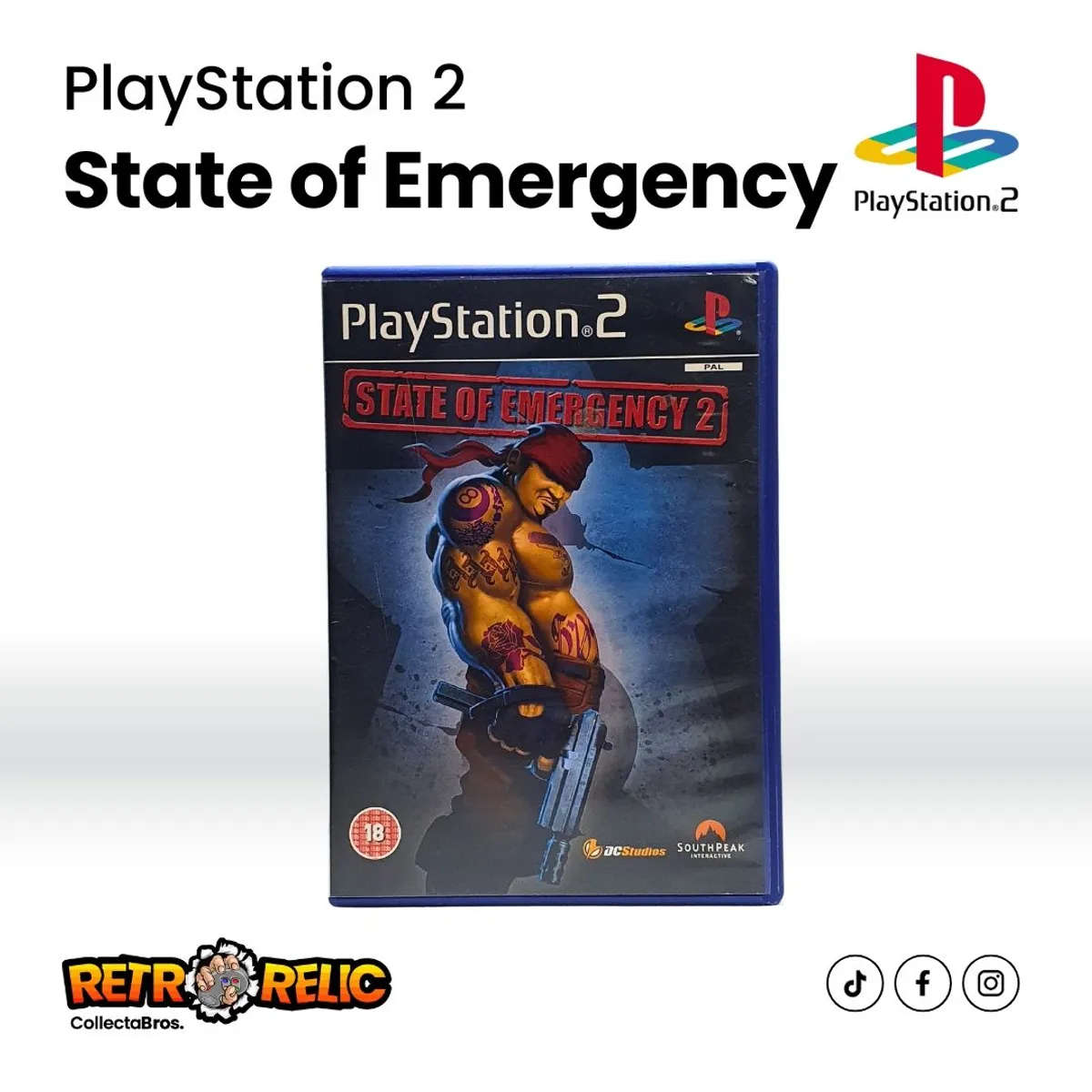 PlayStation Two  State of Emergency 2 (PS2) videogame - Pre-Owned
