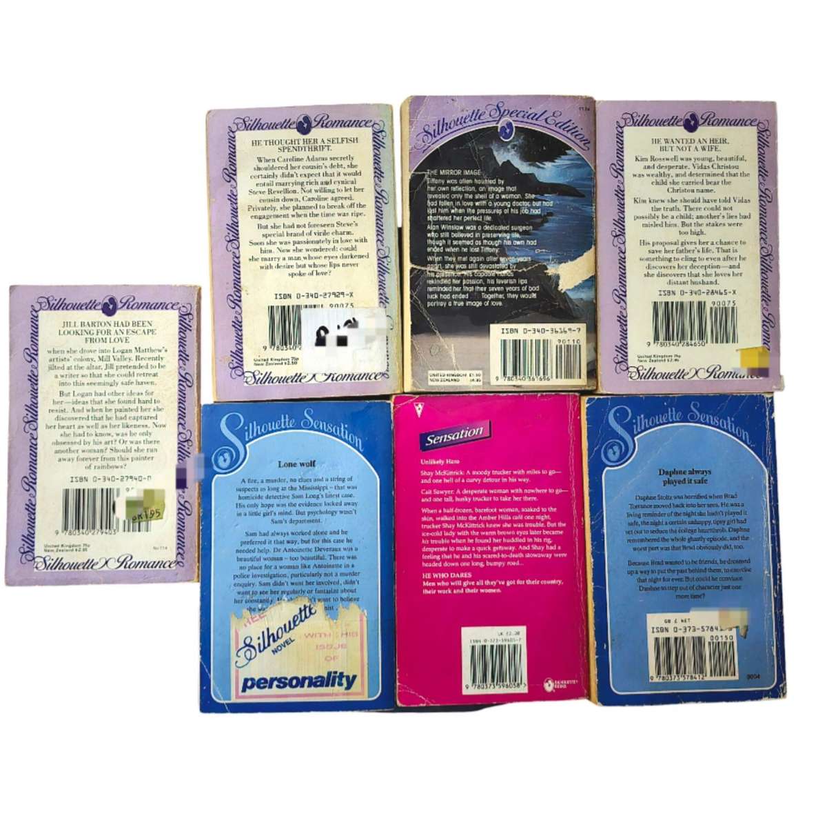 Silhouette Romance 7-pack