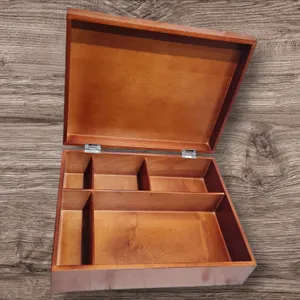 CHERRY WOOD STORAGE BOX