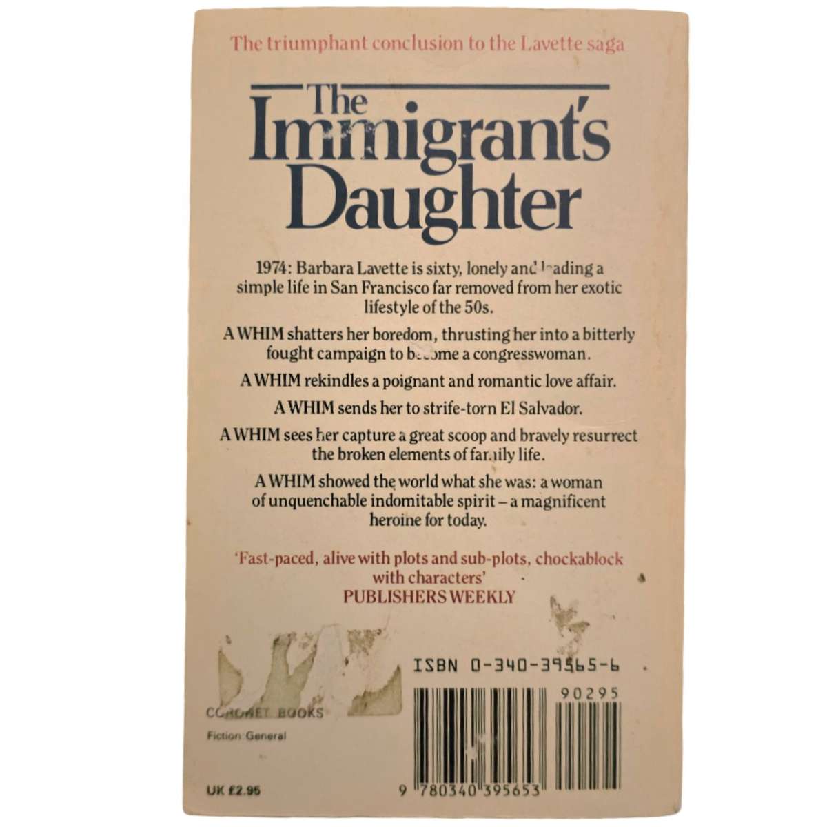 The Immigrant's Daughter - Howard Fast