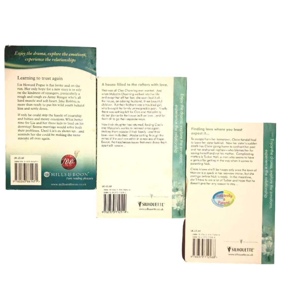 3-pack Superromance valuepack - Mills & Boon/ Silhouette