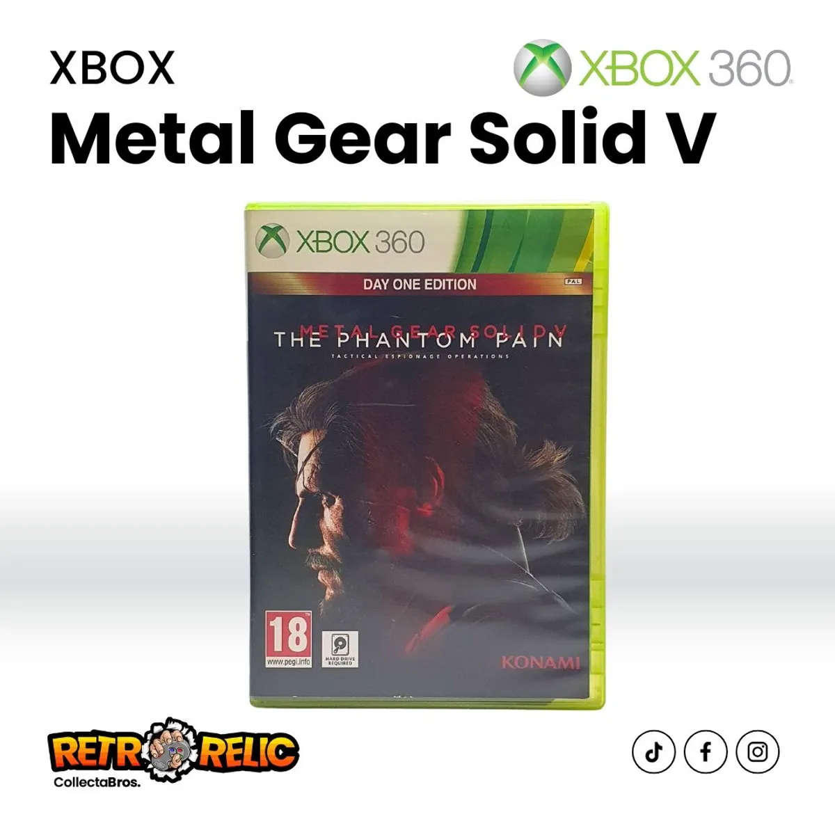 Metal Gear Solid V  The Phantom Pain (XBOX 360) videogame - Pre-Owned