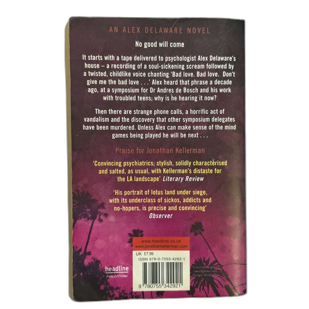 Bad Love (Alex Delaware #8) - Jonathan Kellerman