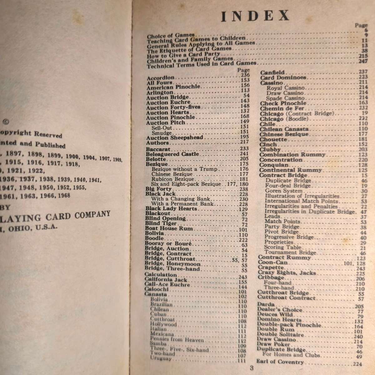 Official Rules of Card Games - 66th edition