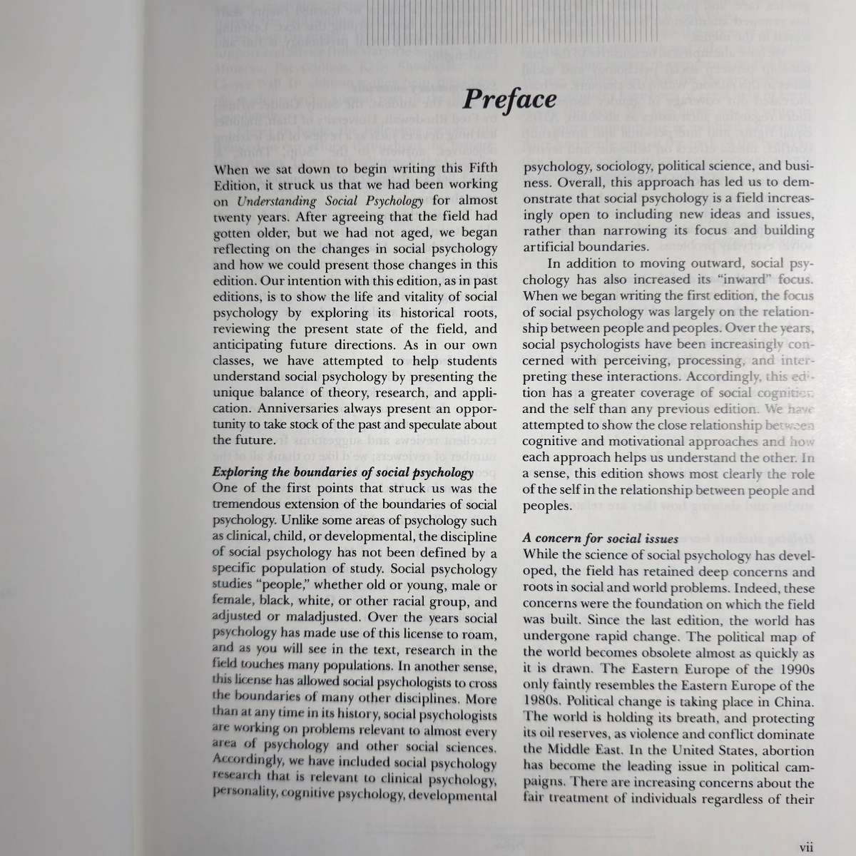 Understanding Social Psychology: 5th edition - Worchel, Cooper & Goethals