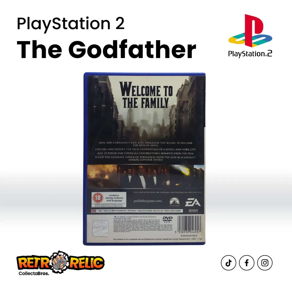 PlayStation Two  The Godfather (PS2) videogame !