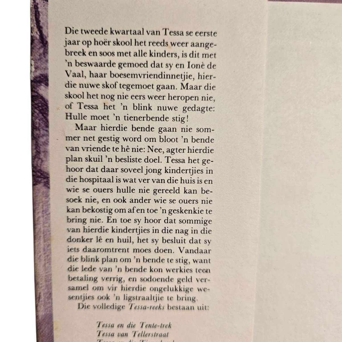 Tessa en die Tienerbende - Elizabeth Stander