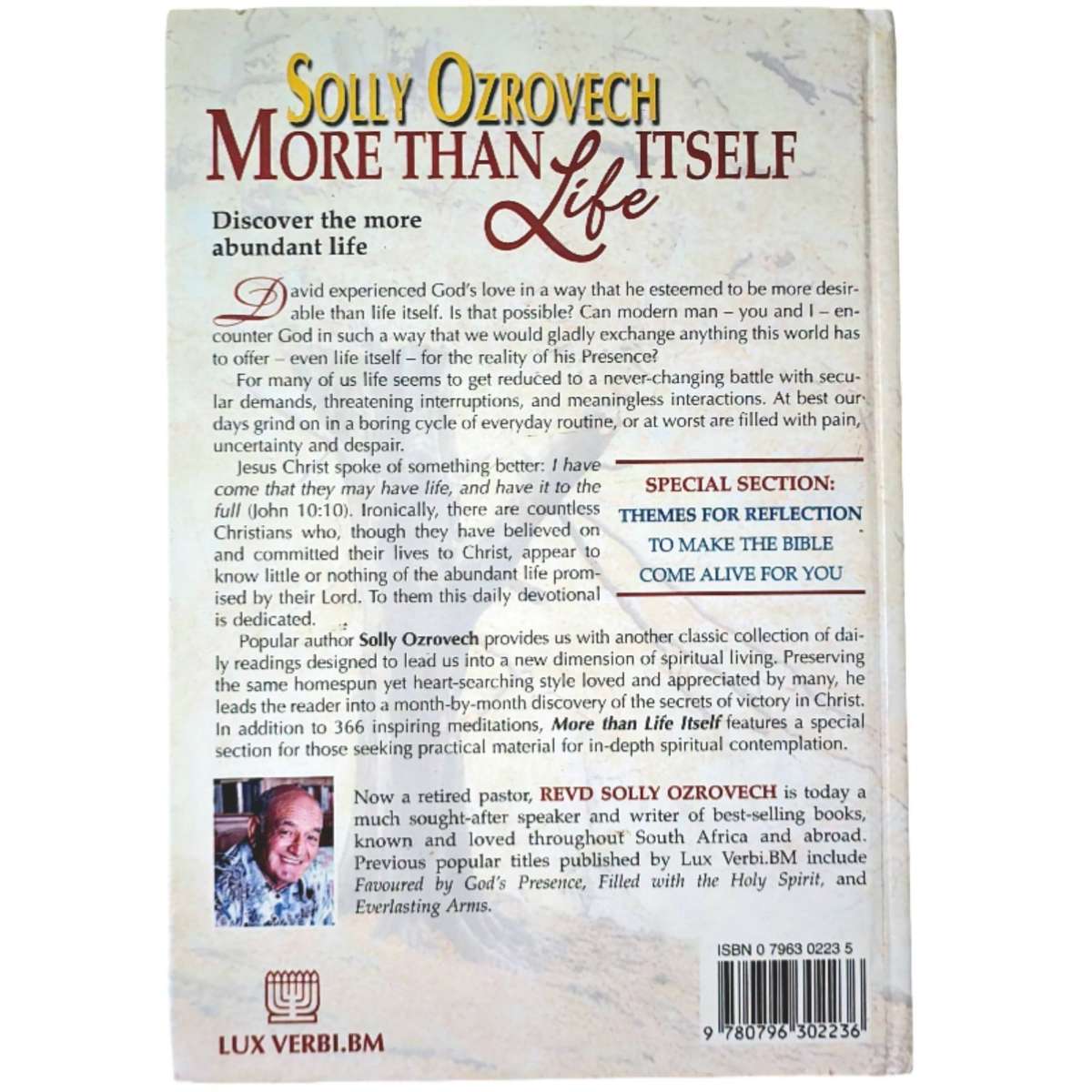 More than Life Itself - Solly Ozrovech