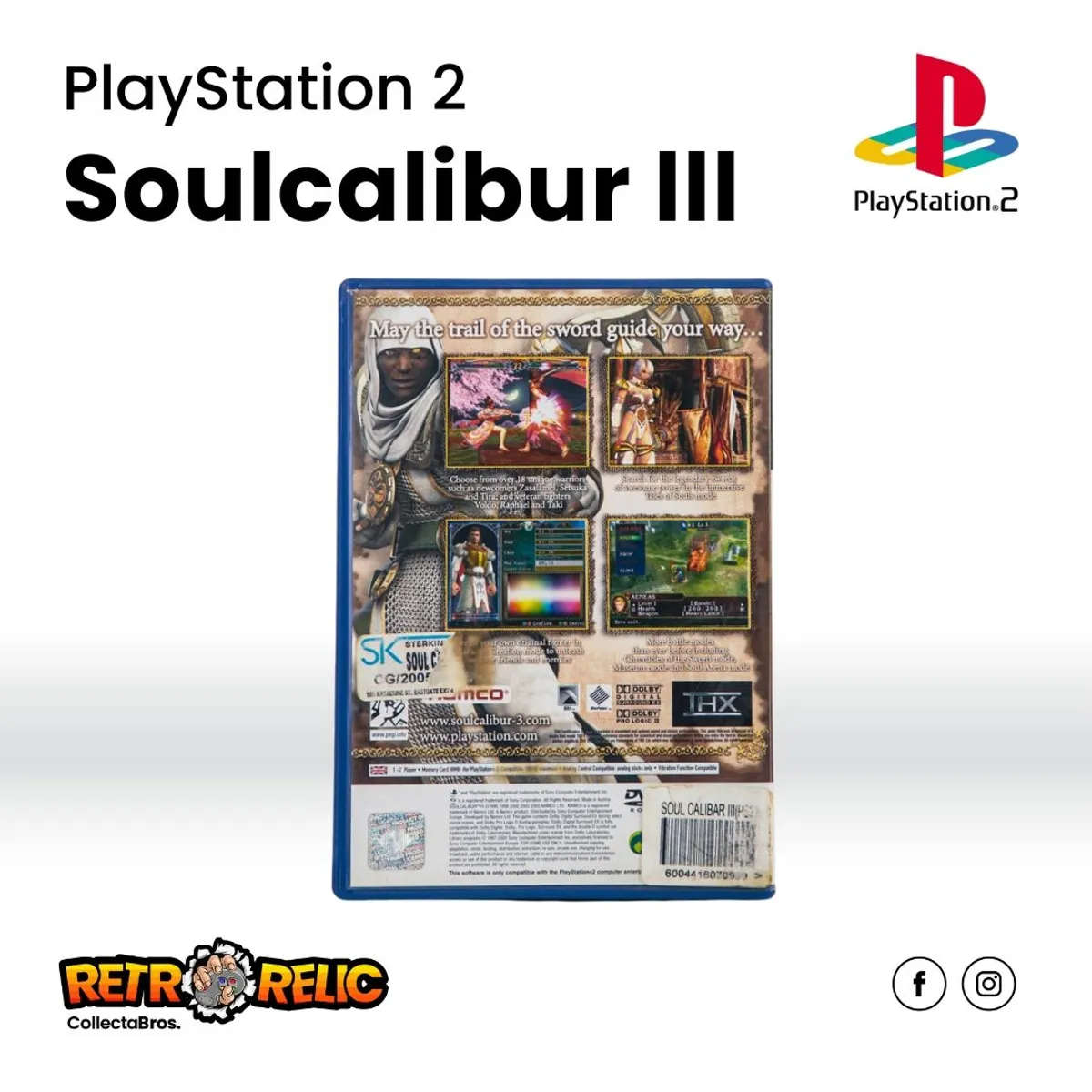Soulcalibur III  PlayStation Two (PS2) videogame - Pre-Owned