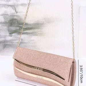 Glitter Square Bag, Perfect Bride Purse