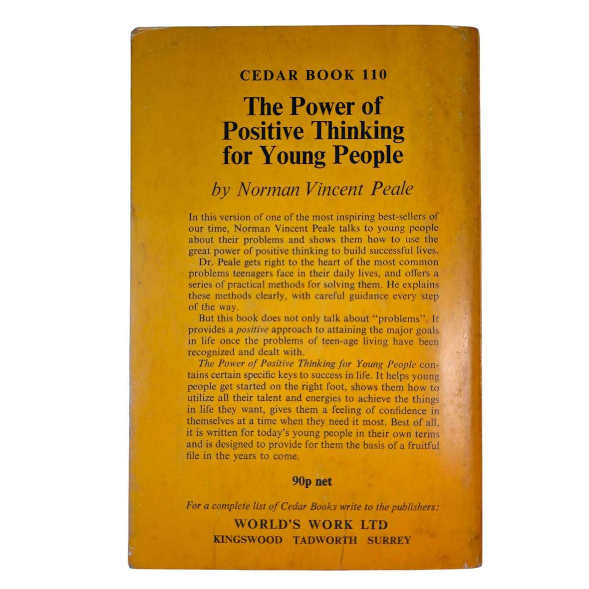 The Power of Positive Thinking for Young People - Norman Vincent Peale