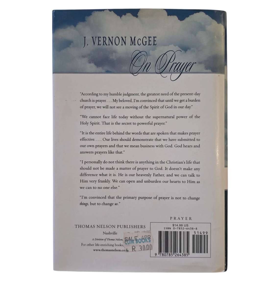 On Prayer - J. Vernon McGee