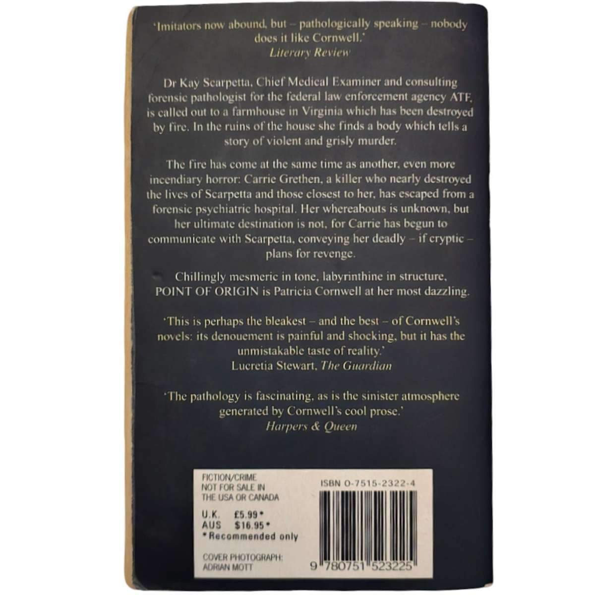 Point if Origin - Patricia Cornwell
