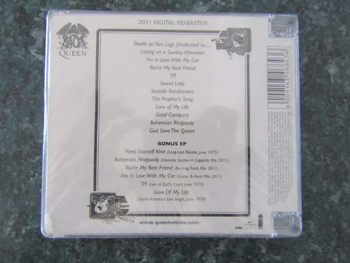 Queen - A Night At The Opera (2 CD) [Deluxed Edition: Remastered 40th Anniversary]