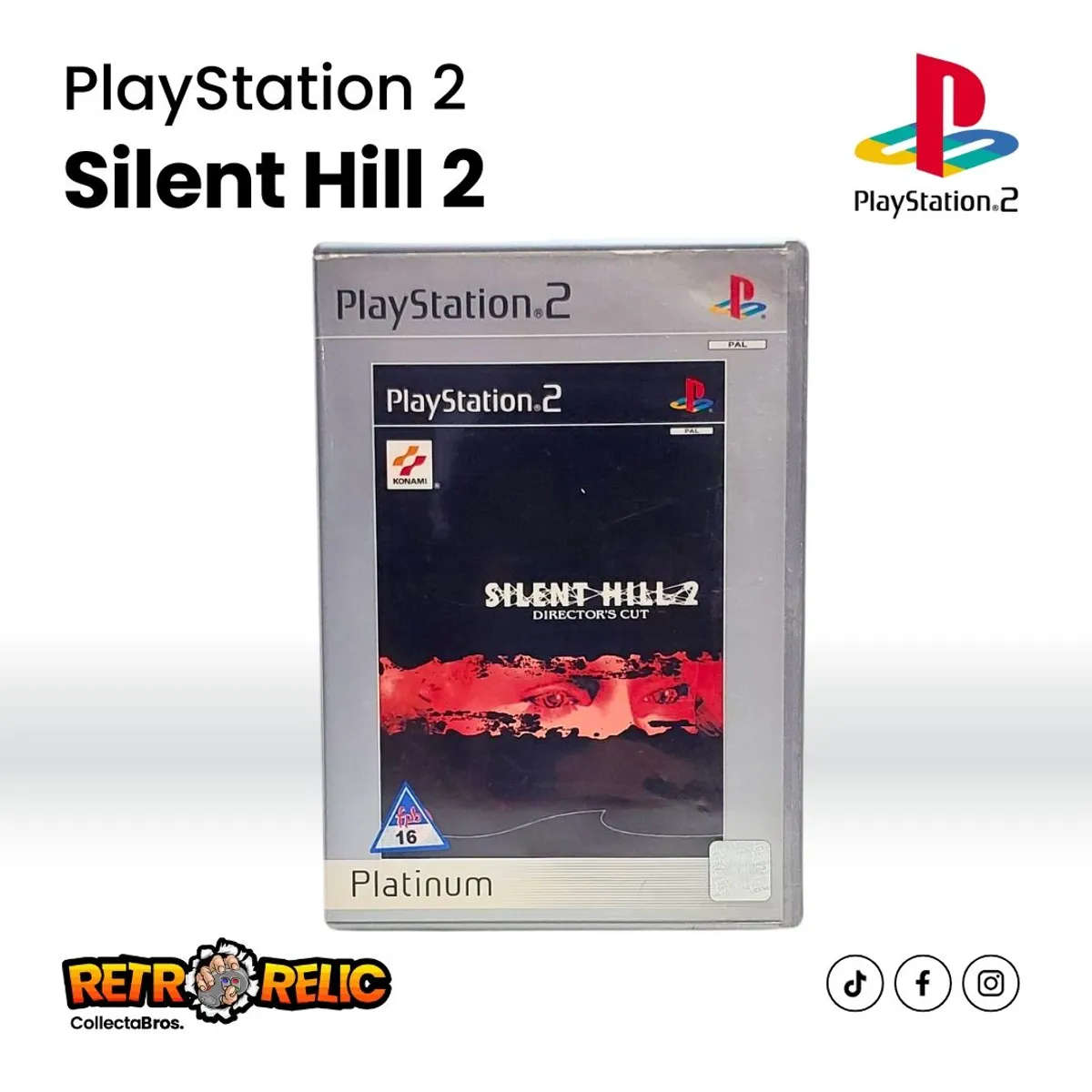 Silent Hill 2  Directors Cut Platinum (PS2) videogame