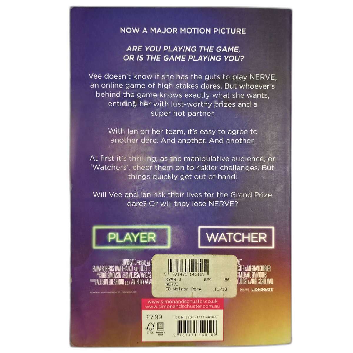 Nerve - Jeanne Ryan