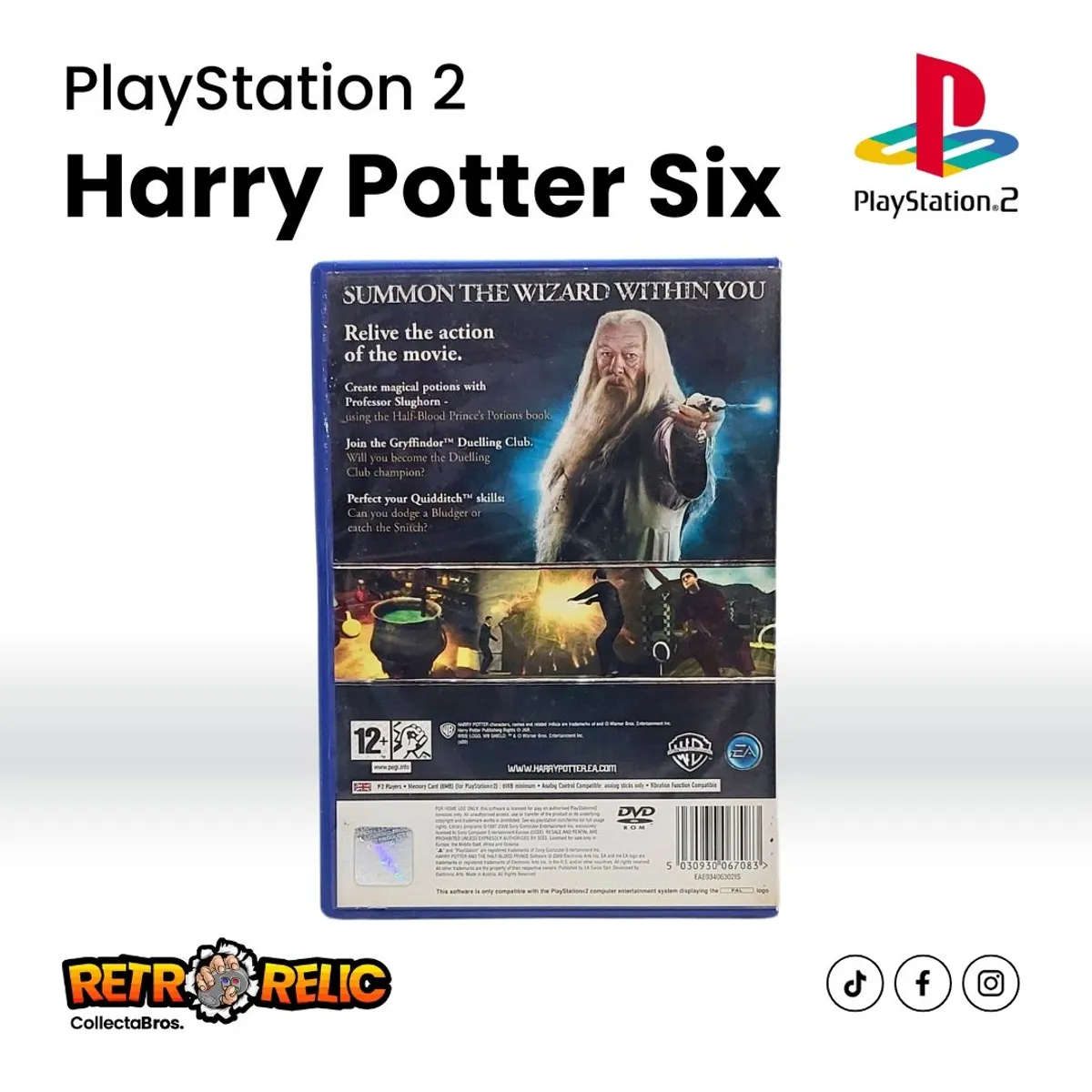 Harry Potter and the Half-Blood Prince (PS2) videogame - Pre-Owned - Complete with Booklet !