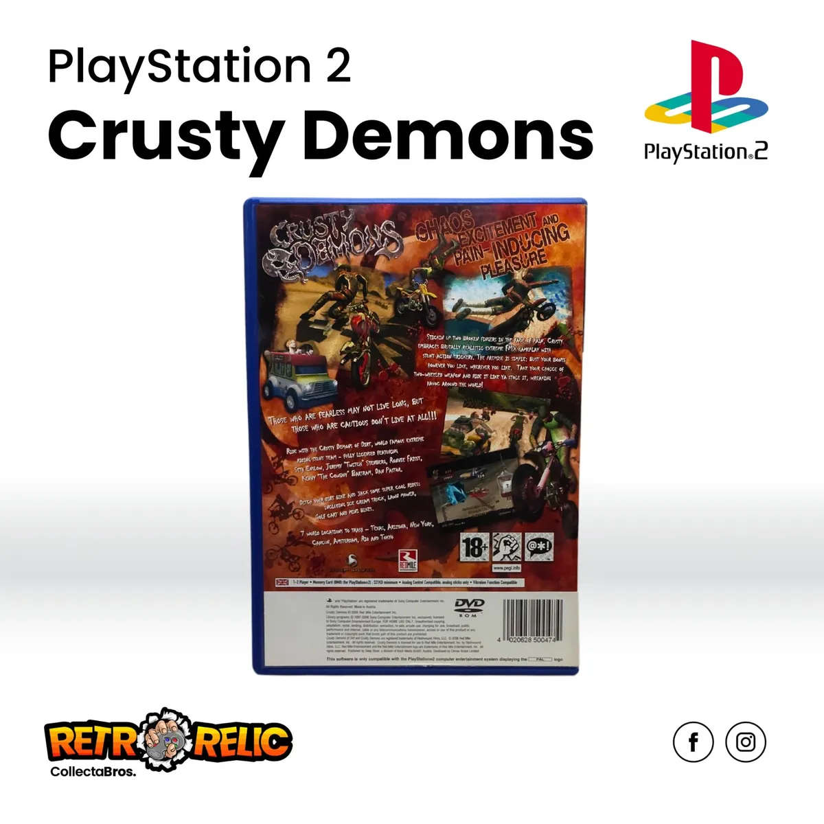 Crusty Demons PlayStation Two (PS2) videogame - Pre-Owned