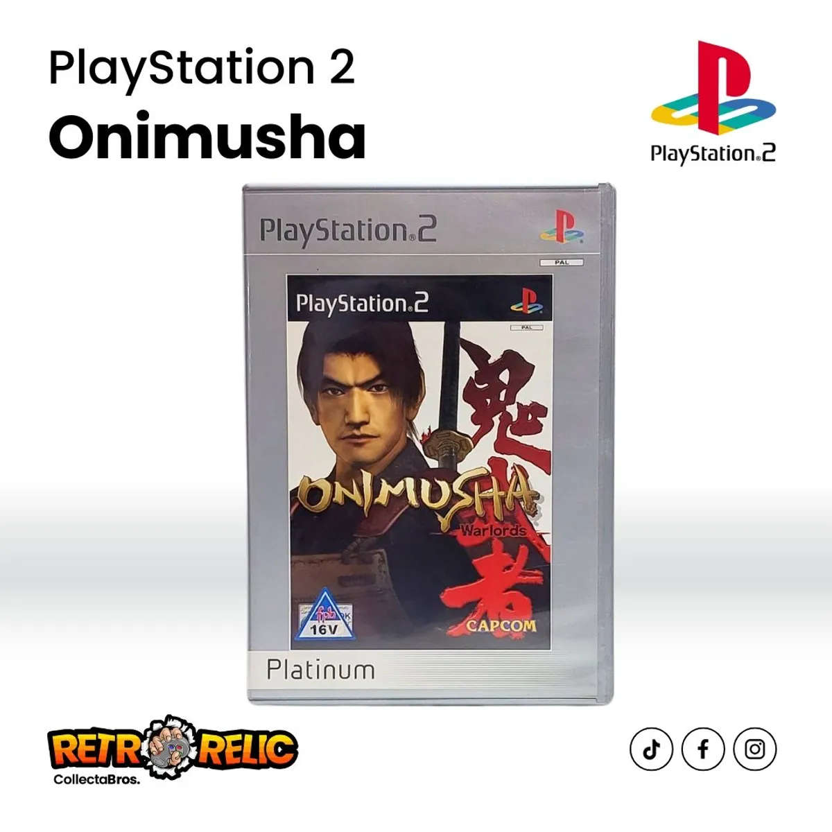 Onimusha: Warlords Platinum (PS2) Video Game