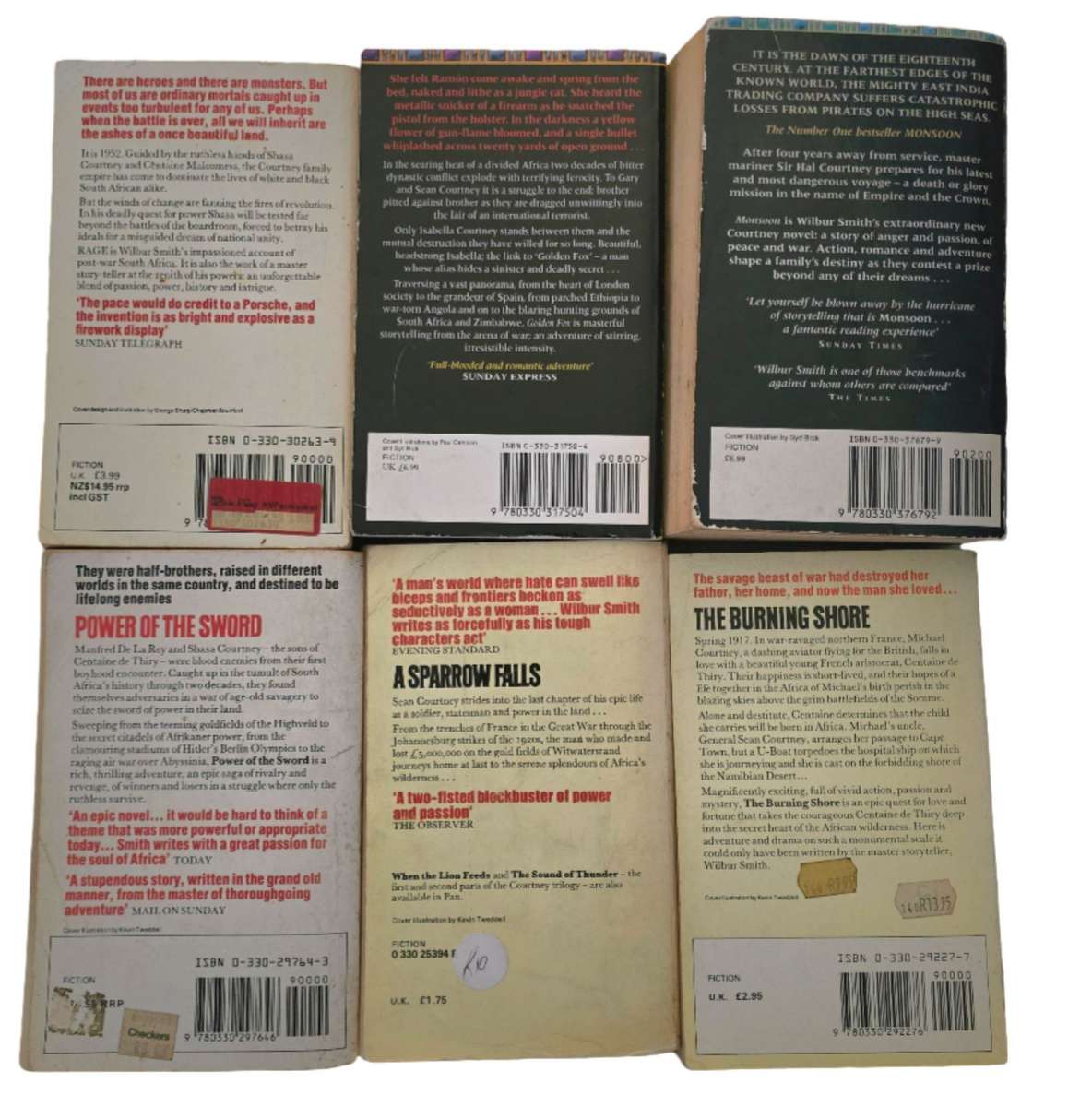 Courtney Saga Valuepack Bundle - Wilbur Smith