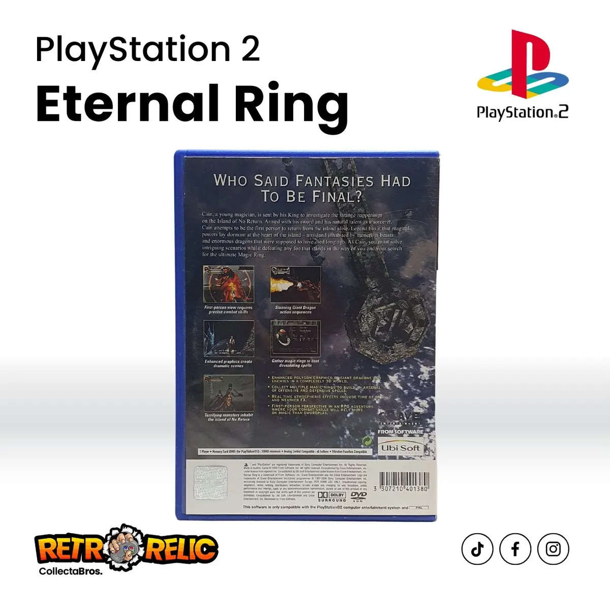 PlayStation Two  Eternal Ring (PS2) videogame - Pre-Owned