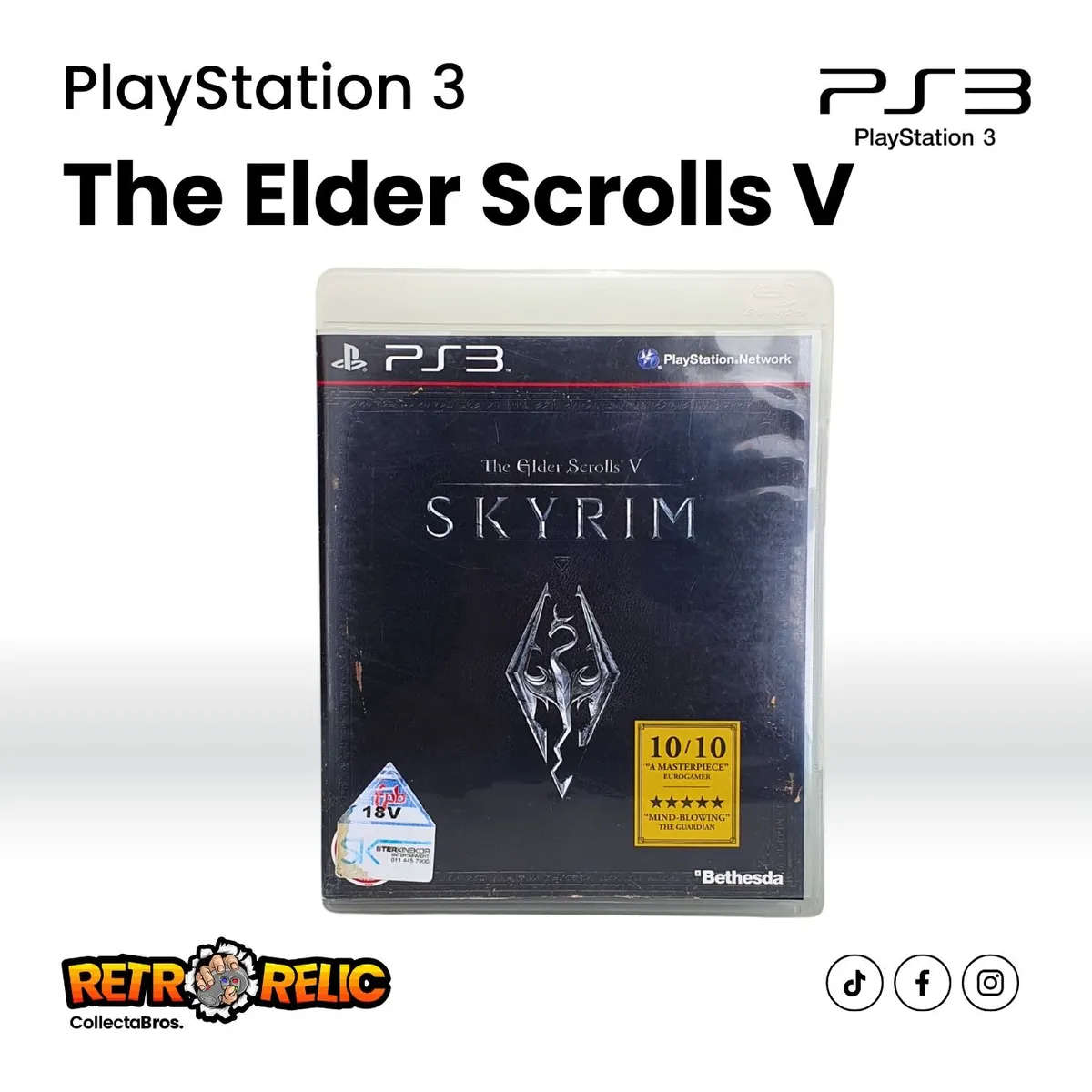The Elder Scrolls V  Skyrim (PS3) videogame - Pre-Owned