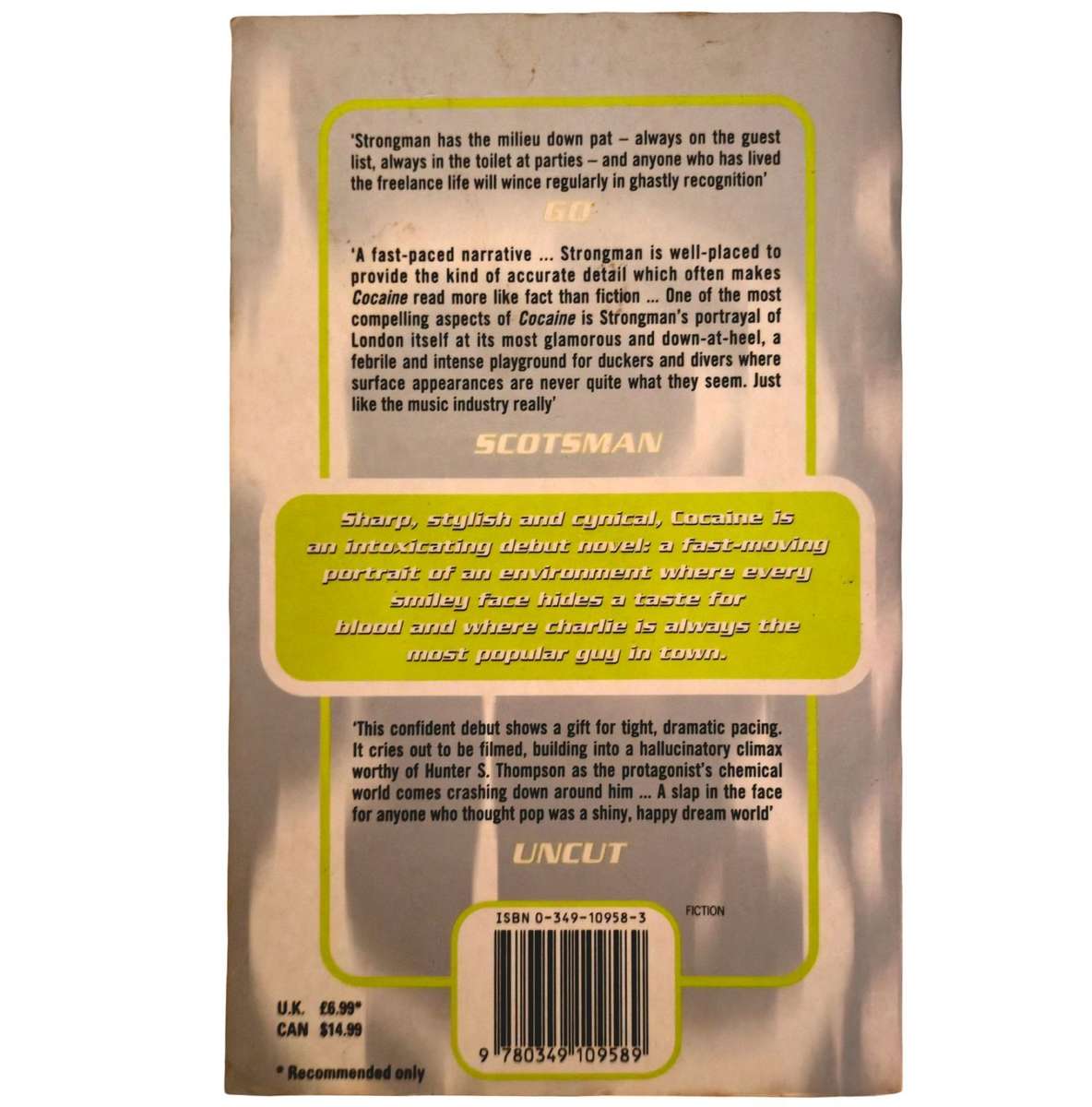 Cocain: A Novel - Phil Strongman